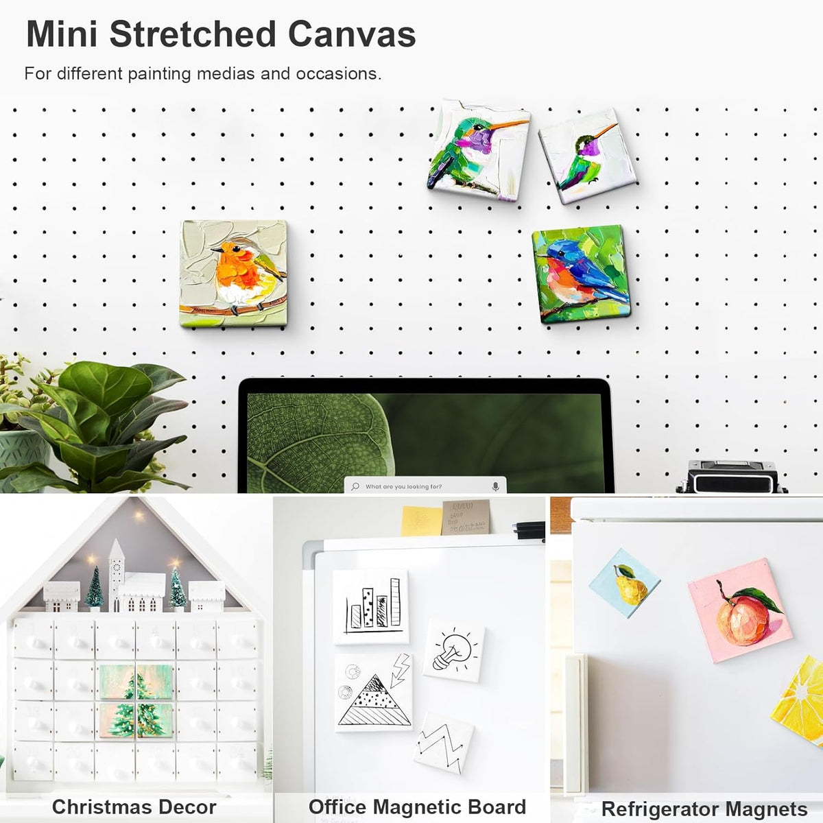 AUREUO Mini Magnetic Stretched Canvas