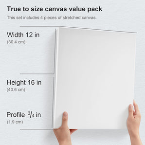 PHOENIX Professional Stretched Watercolor Pro Canvas