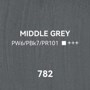 PHOENIX Studio Oil Paint Single Large Tube-Middle Grey