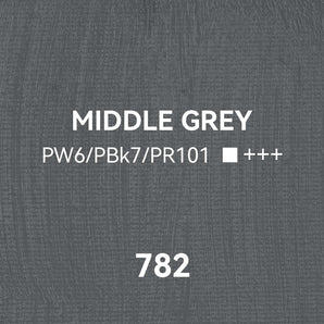 PHOENIX Studio Oil Paint Single Large Tube-Middle Grey
