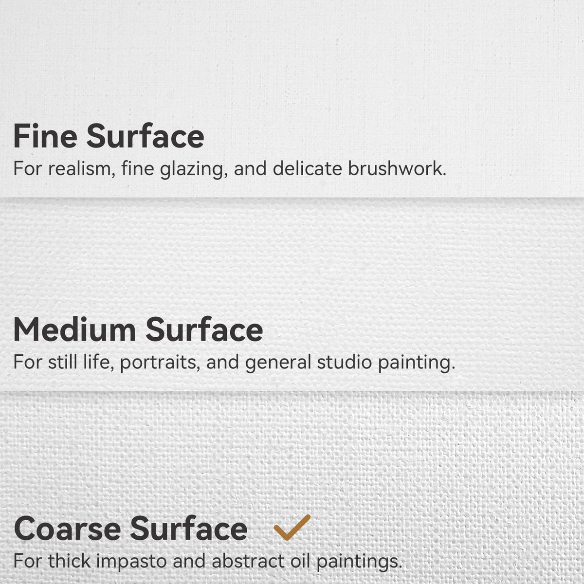 2 Pack PHOENIX 13 Oz Linen Stretched Canvas for Oil & Acrylic Painting 18x24IN