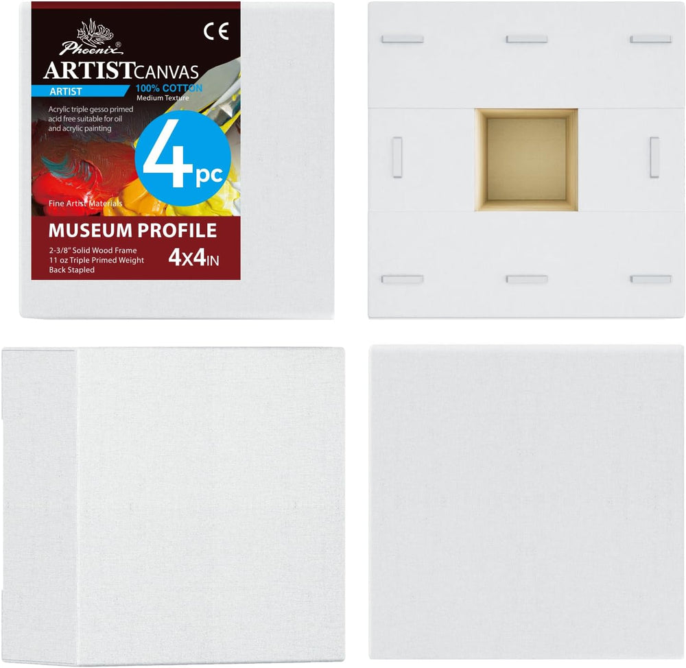 4X4IN / 2 3/8in / White