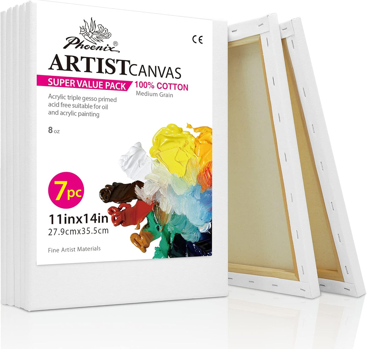 PHOENIX Studio Cotton Stretched Canvas 9X12IN