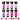 AUREUO Pink Acrylic Paint Set - Matte & Glitter Colors for Crafts