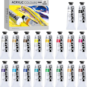 PHOENIX Artist Heavy Body Acrylic Paint Set | Slow-Drying Professional Formula