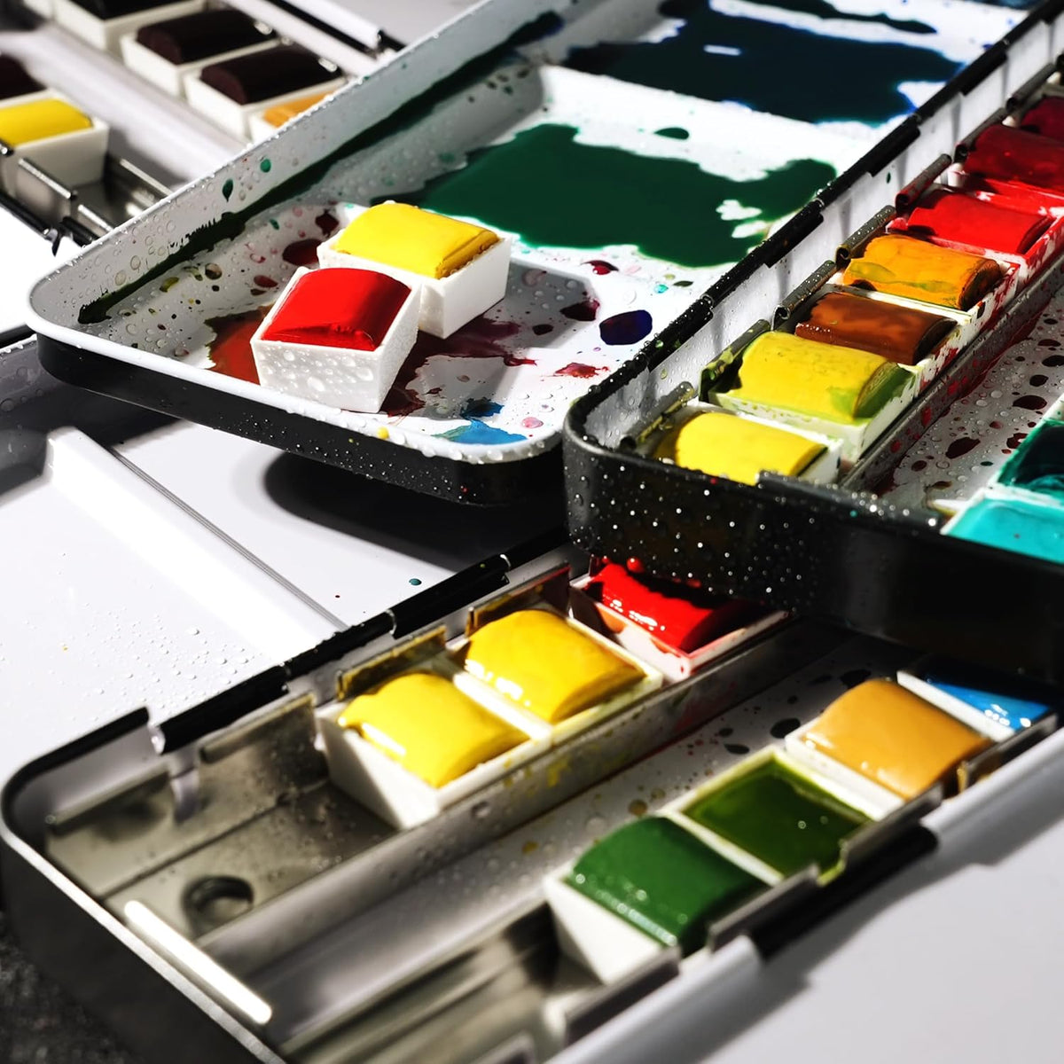 PHOENIX Professional Watercolor Paint Set - Portable Travel Watercolors for Adults, Artists