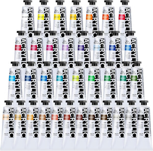 PHOENIX Artist Heavy Body Acrylic Paint Set – 36 Colors × 60ml