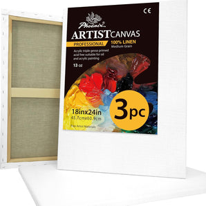 PHOENIX Large Belgian Linen Canvas for Oil Painting