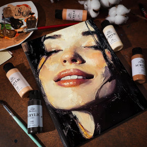 PHOENIX Skin Tone Acrylic Paint Set
