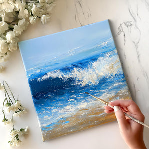 AUREUO Marine Acrylic Paint Set- 8*21ml Ocean Blue Colors