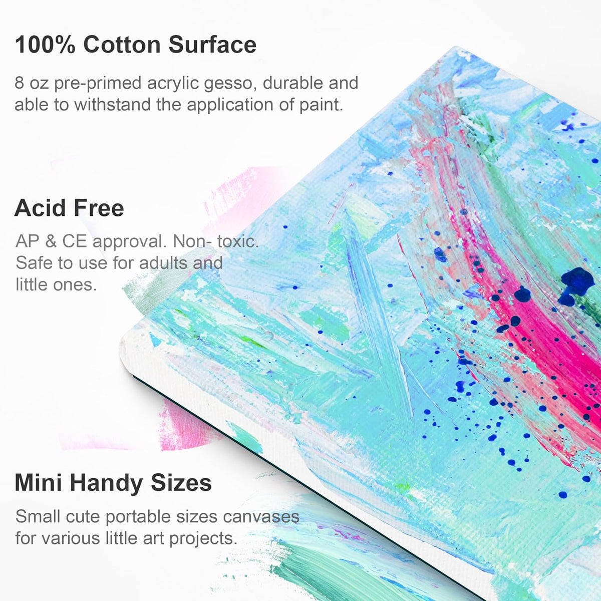AUREUO Mini Magnetic Stretched Canvas