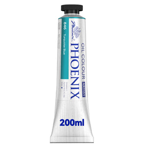 PHOENIX Artist Level Oil Paint Single Tube- Turquoise Blue