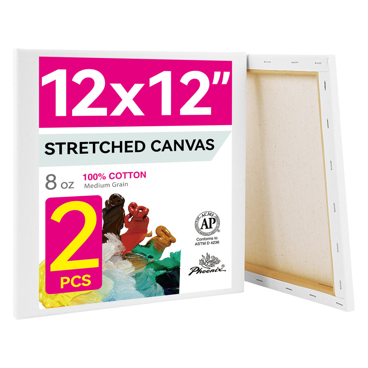 PHOENIX Studio Cotton Stretched Canvas 9X12IN
