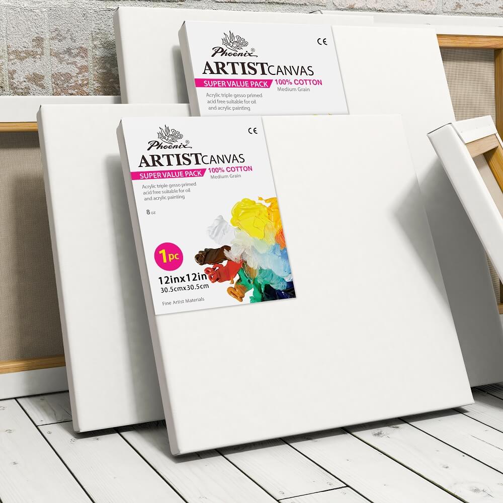 PHOENIX Studio Cotton Stretched Canvas 9X12IN