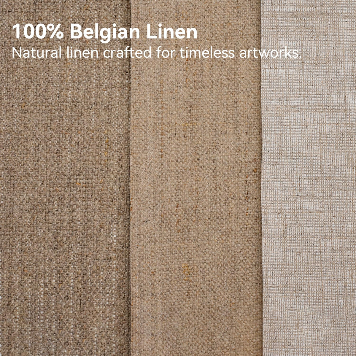 2 Pack PHOENIX 13 Oz Linen Stretched Canvas for Oil & Acrylic Painting 18x24IN