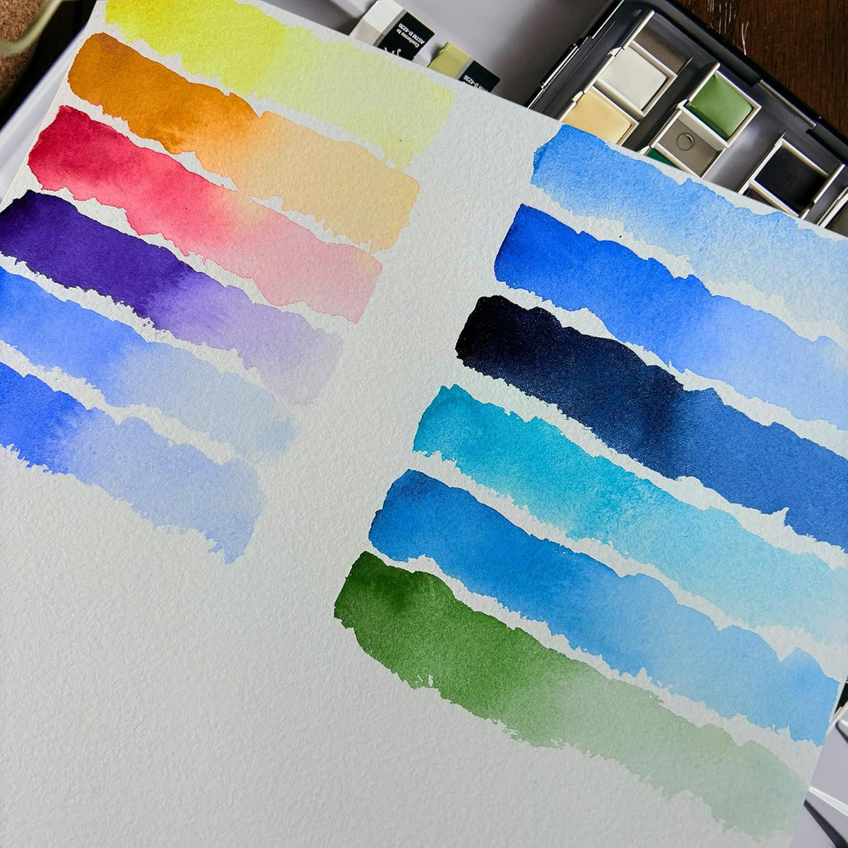 PHOENIX Professional Watercolor Paint Set - Portable Travel Watercolors for Adults, Artists