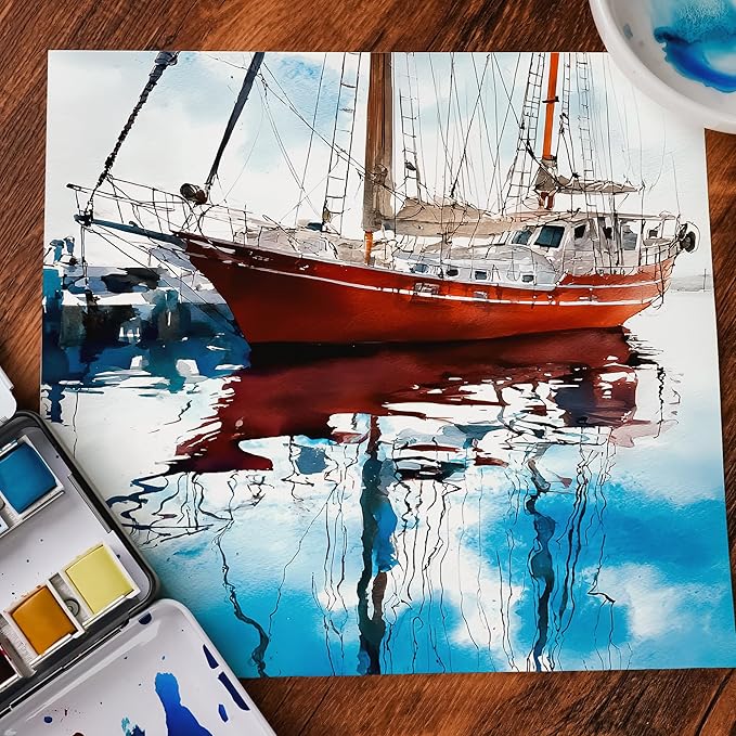 PHOENIX Professional Watercolor Paint Set - Portable Travel Watercolors for Adults, Artists