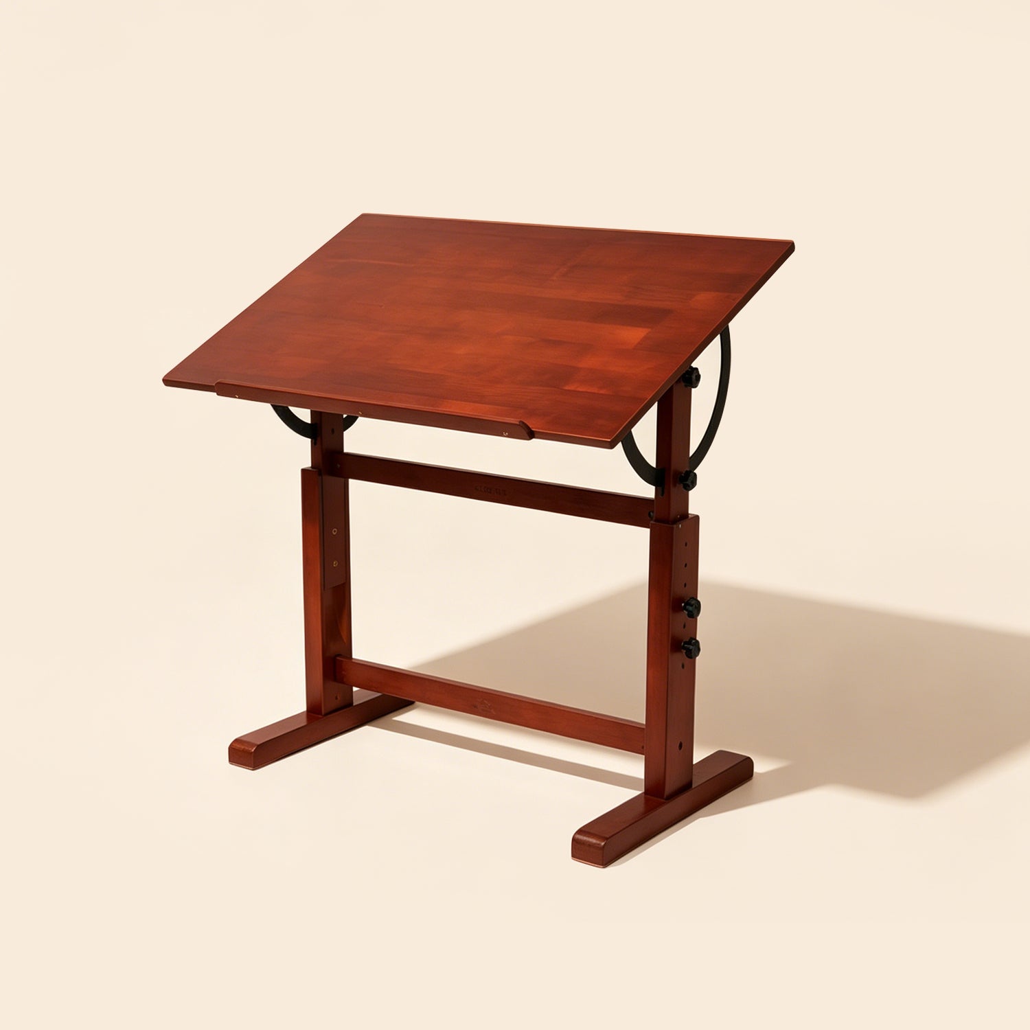 PHOENIX Artist Adjustable Wooden Drafting Table - Dark Walnut