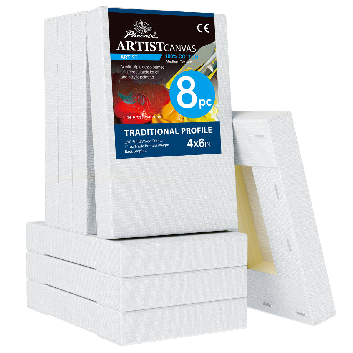 PHOENIX 4x6 Inch Artist Canvas