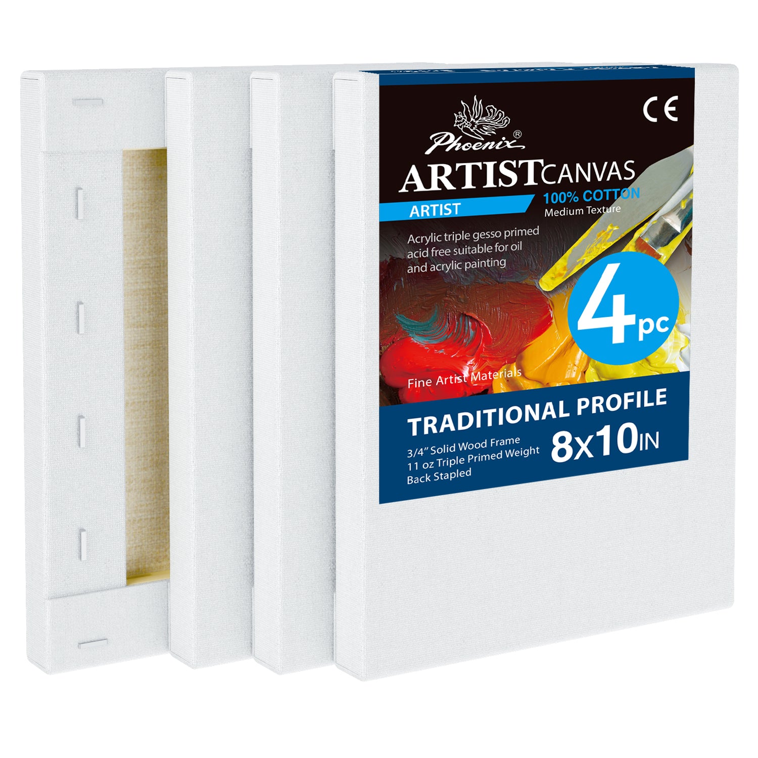 PHOENIX 8x10 Inch Artist Canvas