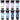 AUREUO Blue Acrylic Paint Set - 8 Ocean Marine Coastal Colors 0.71 Fl Oz / 21ml Tubes Aqua Winter Blue Tone Art Paints for Crafts Seascapes, Gift for Painters