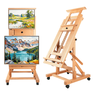 PHOENIX Deluxe Multi-Function Heavy Duty Large Artist Easel - Natural