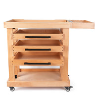 Phoenix Deluxe 5-Tier Artist Supplies Storage Cart