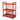 PHOENIX Professional 3-Tier Rolling Art Storage Cart - Red Walnut