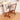 PHOENIX Mobile Wooden Art Print Rack with Wheels for Canvas-Light Walnut