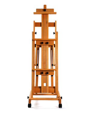 Phoenix Versatile H-Frame Professional Studio Easel - Light Walnut