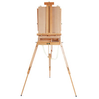 PHOENIX Foldable Solid Beech Wood French Box Easel