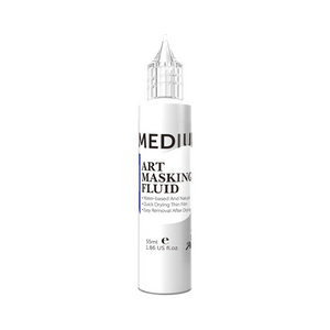 PHOENIX Masking Fluid for Watercolor Painting - 55ml / 1.86 fl Oz Liquid Masking Fluid Pen Water Color Medium Art Supplies for Artists