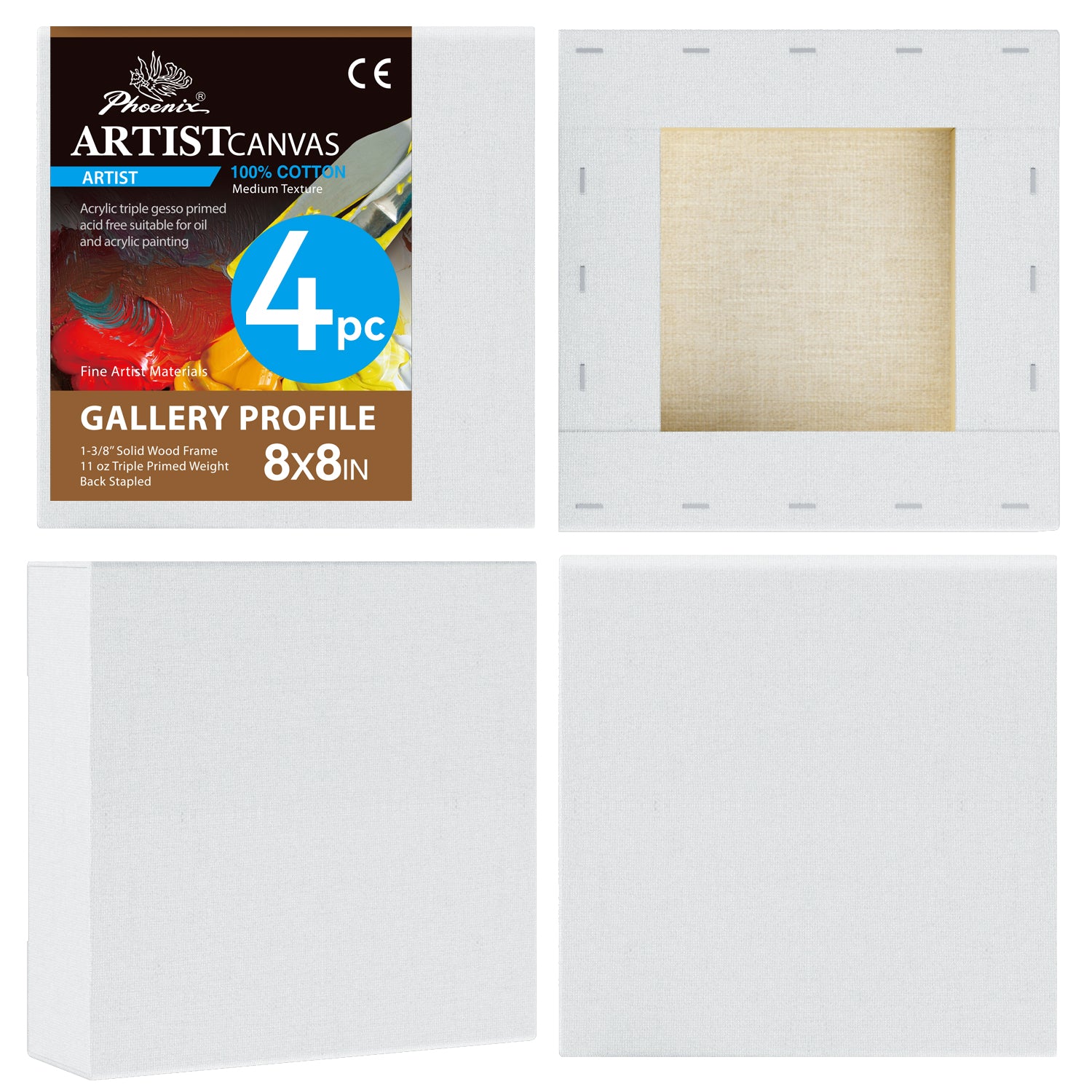 PHOENIX 8x8 Inch Gallery Canvas