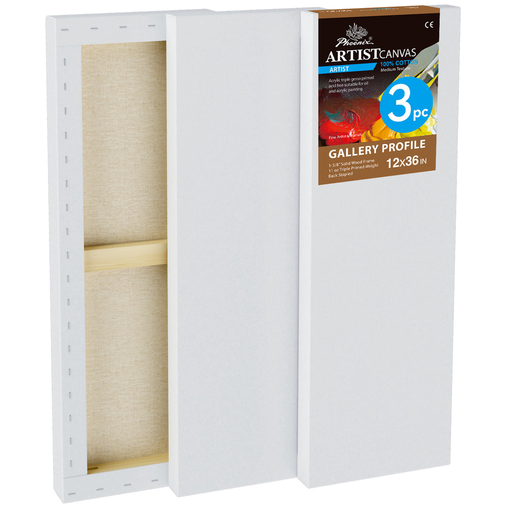 12x36IN / 1.5 in / white