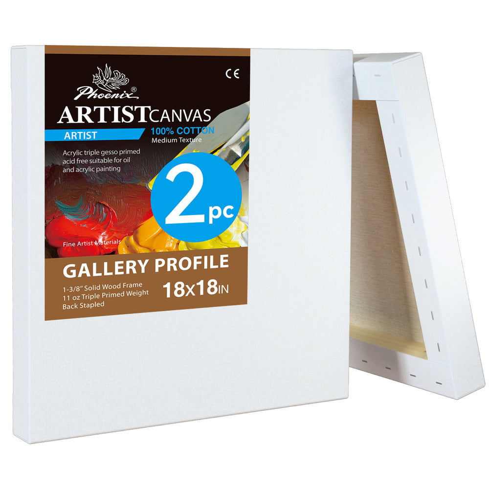 18x18IN / 1.5 in / white