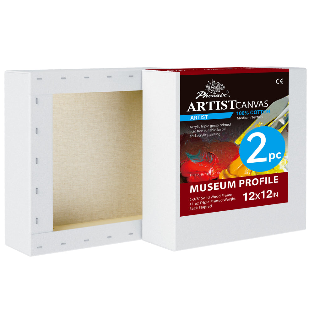 12X12IN / 2 3/8in / White