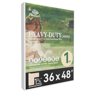 1 Pack PHOENIX 36X48IN Master Heavy Duty Stretched Canvas