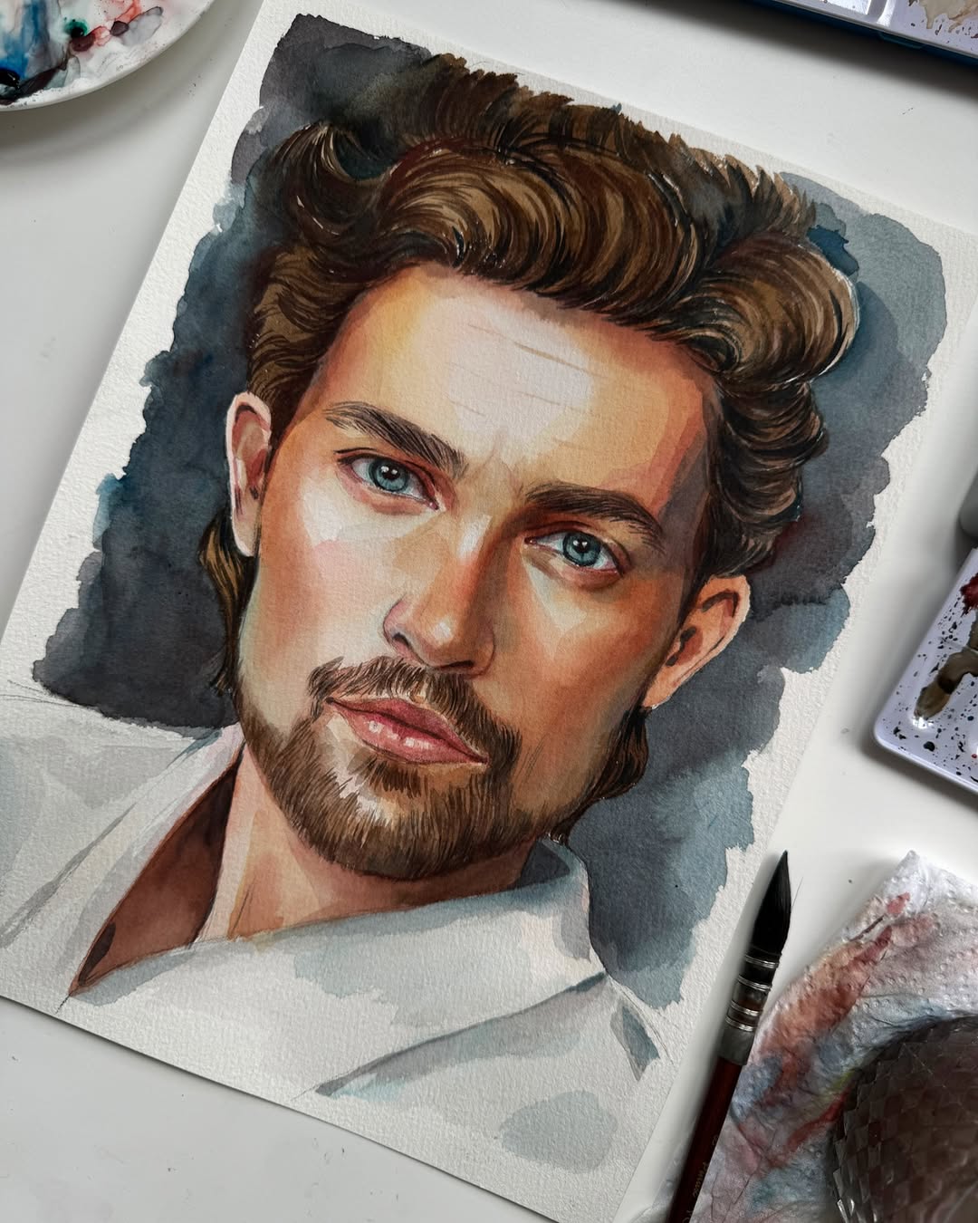 Male Portrait — Finished Study
