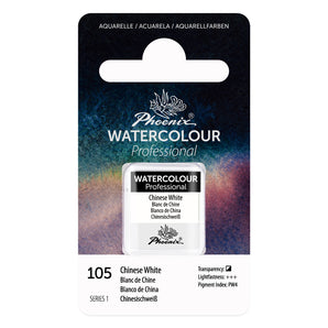PHOENIX Professional Watercolor Paint - Single Watercolor Half Pan