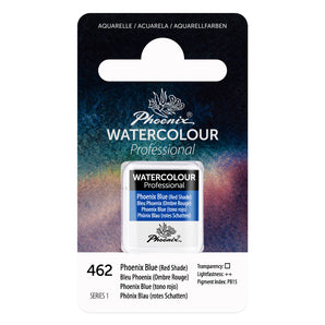 PHOENIX Professional Watercolor Paint - Single Watercolor Half Pan