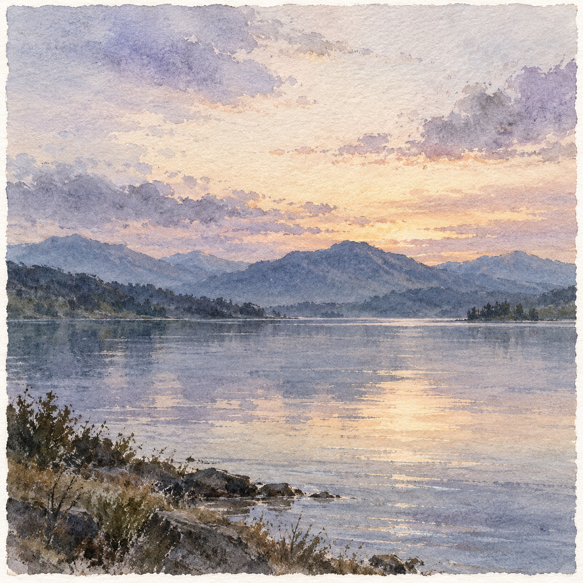 AI-generated Art Inspiration — Lakeside