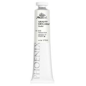 PHOENIX Studio Oil Paint Single Large Tube-Titanium White
