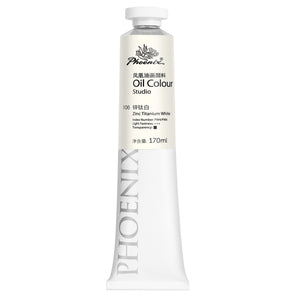 PHOENIX Studio Oil Paint Single Large Tube-Zinc Tit White