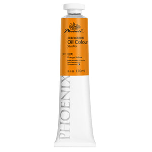 PHOENIX Studio Oil Paint Single Large Tube-Orange Yellow