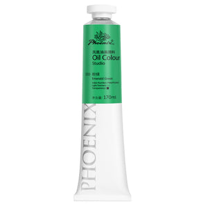 PHOENIX Studio Oil Paint Single Large Tube-Emerald Green