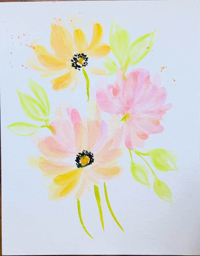 Soft Florals — Artist demonstration