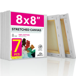PHOENIX Studio Cotton Stretched Canvas 8X8IN