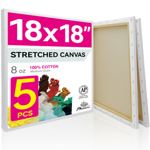 PHOENIX Studio Cotton Stretched Canvas 18X18IN
