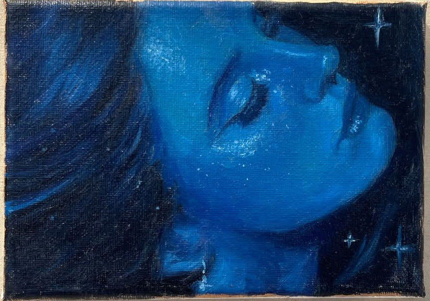Portrait in cool colour — Rimsha