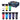 AUREUO Fabric Acrylic Paint Set, 8 Colors ×21ml Permanent Textile Paint, Non-Toxic Washable Art Paint for Clothes, Canvas, Tote Bags, Shoes, Jeans DIY Craft Painting